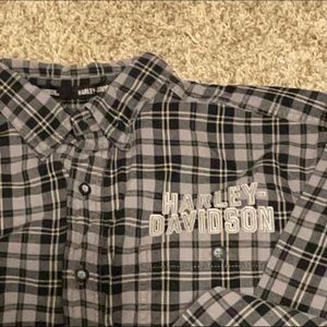 Harley-Davidson Long Sleeved Button Down Shirt
